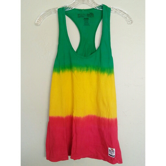 Billabong Tops - Bob Marley/Billabong tie dye tshirt